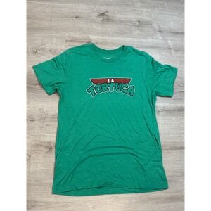 Originals La Tortuga Graphic T-Shirt L Short Sleeve Casual Green Minnesota Twins